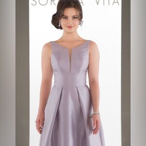 Sorella Vita formal dress in silver size 10